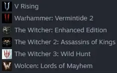 Conta STEAM com selo de 10 ANOS, 101 JOGOS e 110 ITENS!
