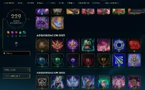 Conta LoL 882 skins