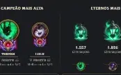 Conta LoL 882 skins