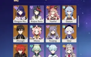 Conta Com Personagens 5⭐