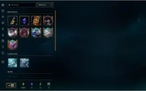 conta nível 279, +150 skins ( 4 skins ultimate + 2 mítica )