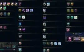 conta nível 279, +150 skins ( 4 skins ultimate + 2 mítica )