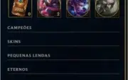 Conta de 2012 com 99 skins 110 icones 6 paginas de runas