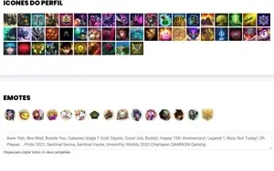 Conta Unranked com 36 Champs e 9 Skins