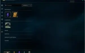 Conta UNRANKED, alguns campões e 3 skins.