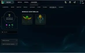Conta UNRANKED, alguns campões e 3 skins.