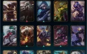 conta league of legends, gold 3, muitas skins , season 4.