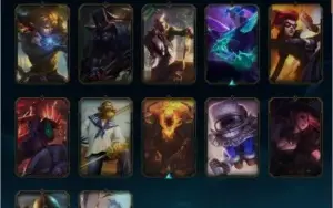 conta league of legends, gold 3, muitas skins , season 4.