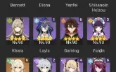 Genshin impact endgame + honkai star rail