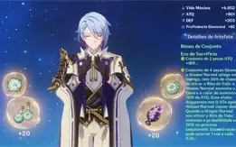 Conta Genshin Impact Ayato + Maretomo