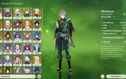 Yelan C4+bis nahida, Alhaitham +bis, Yoimiya+bis, kazuha