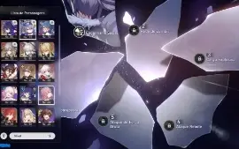 Conta Honkai Star Rail CL62 Silver Wolf+E1, Seele, Luocha+++
