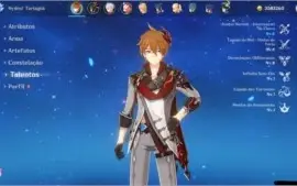 AR54-kazuha,childe, juramento, arpa e varios recursos