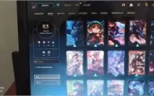 Conta League of Legends com passe Battle Quinn ativado.