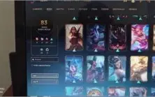 Conta League of Legends com passe Battle Quinn ativado.