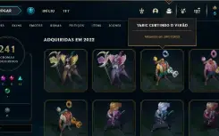 Conta lolzinho sem ELO com 1k de skin