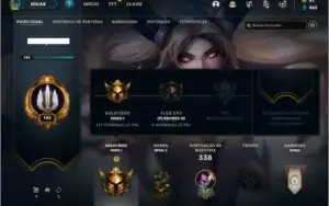 Conta ouro 1 com 102 Champs, 149 Skins + 1 Prestigio