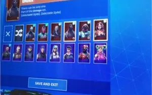 Conta de fortnite com salve o mundo