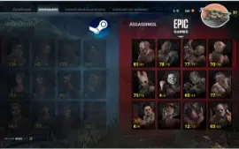 Dead By Daylight - unlock all /Desbloquear tudo (Steam/Epic)