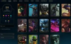 Conta League of Legends Full Acesso - 61 Champs e 29 Skins