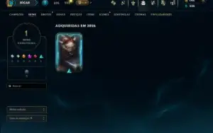 Platina 3 com 45 Champs e 1 Skin