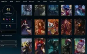 Conta League of legends 2013, super rara e com icone de time