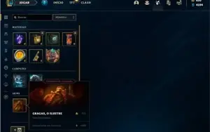 Conta bronze 1 com 32 Champs e 14 Skins + 820 RP
