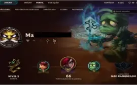 CONTA DE LEAGUE OF LEGENDS