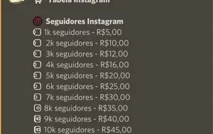 1K SEGUIDORES REAIS MISTOS
