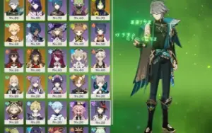 Conta Genshin AR 51- Alhaitham, Shogun, Tighnari, Dehya +