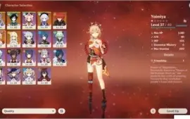5x 5 Estrelas incluindo Yoimiya e Venti