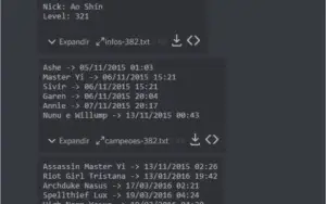 Bot de info de league of legends, Valor ** MENSAL **