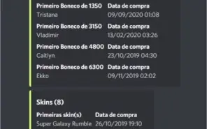 Bot de info de league of legends, Valor ** MENSAL **