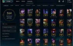 Conta League of Legends Ouro 1 - 109 Campeão - 35 Skins