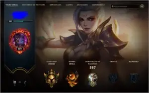 Conta Ouro, Todos os Champs, 247 Skins, 275 Icones, 79Cromas