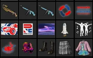 Conta Pubg Aug Neon + Mini 14 San Wujang