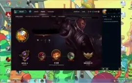 CONTA LOL SKINS CHAMPS BRONZE BARATA