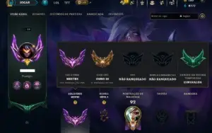 Mestre com 75 Champs e 9 Skins ( 59 PDL )