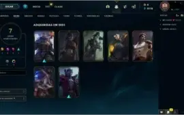 Vendo conta no lol mestre