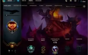 Conta de lol platina IV