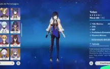Yelan, Itto + arma, Zhongli, Alhaitam,Albedo,Tighnari e + 5