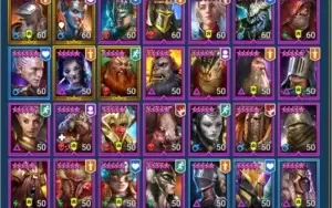 Conta Raid Shadow Legends nível 95 end game com 48 Lendários