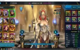 Conta Raid Shadow Legends nível 95 end game com 48 Lendários