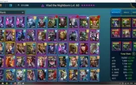 Conta Raid Shadow Legends nível 95 end game com 48 Lendários