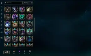 Vendo conta de lol LVL 401, com 281 Skins, full champ