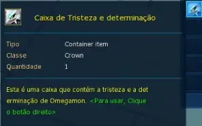 Item para Omegamon: Merciful Mode LA-Omega
