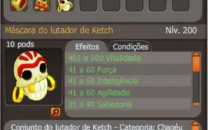 Conjunto do lutador ketch (spiritia)