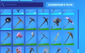conta fortnite season 7, mais de 120 skins, todos os passes