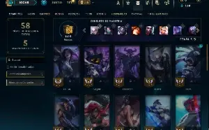 Esmeralda 4 com 35 Champs e 7 Skins + 8 Fragmentos