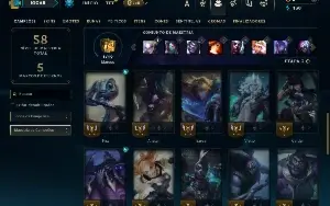 Esmeralda 4 com 35 Champs e 7 Skins + 8 Fragmentos